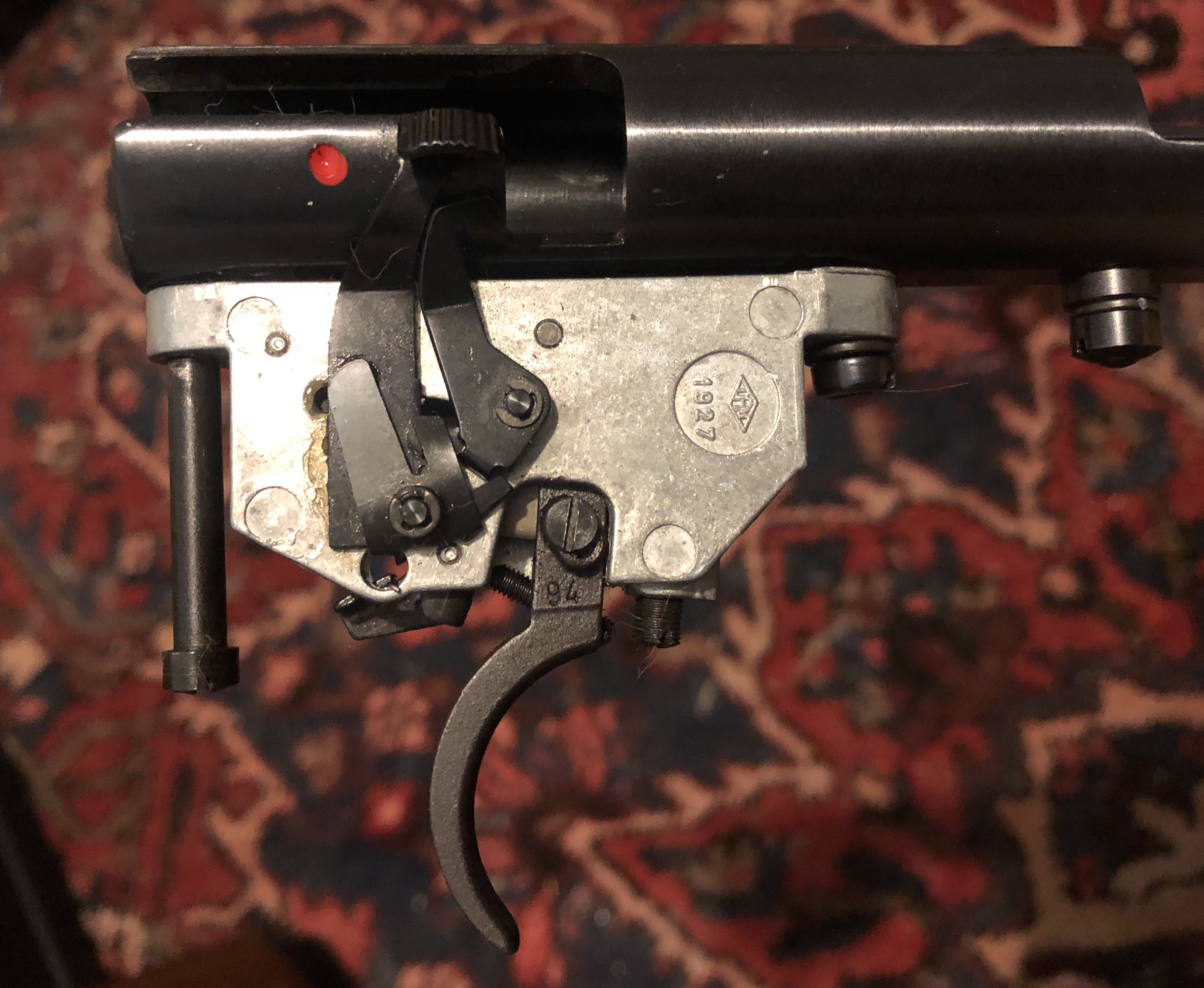 Anschutz 1403/Match 64 with 5094 Trigger Cant remove bolt or fire